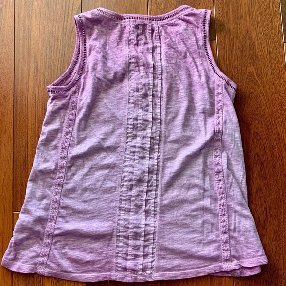 Soft Surroundings Claire Tank Top In Lavender Herb SP - Picture 4 of 4